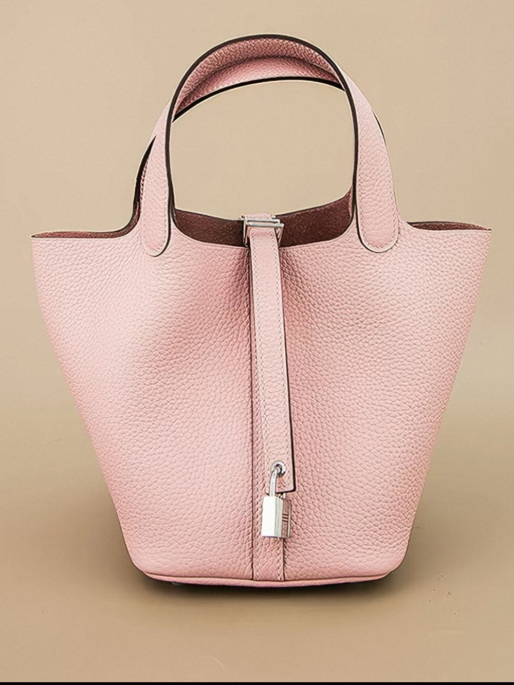 Sakura pink mini bucket bag